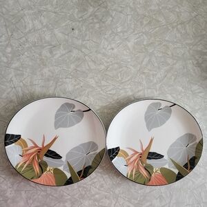 Sango Larry Laslo Collection Maui 2 Salad Plate Vintage 1986 8.5 Inches